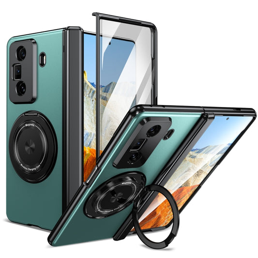 For Honor Magic Vs3 Gold Medal Rotating Folding Series Ring Holder Phone Case(Royal Blue) - Honor Cases by buy2fix | Online Shopping UK | buy2fix