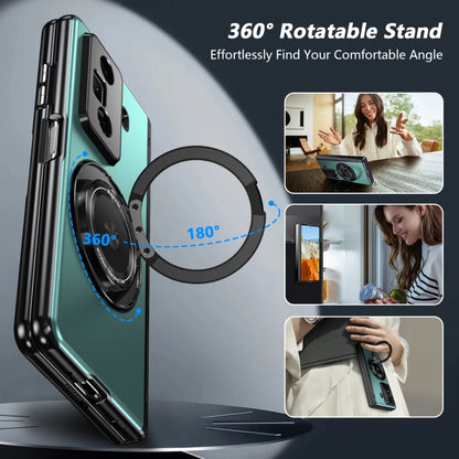 For Honor Magic Vs3 Gold Medal Rotating Folding Series Ring Holder Phone Case(Royal Blue) - Honor Cases by buy2fix | Online Shopping UK | buy2fix