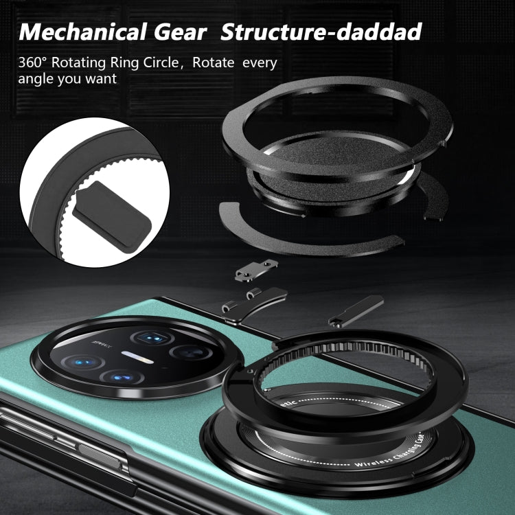 For Huawei Mate X5 Gold Medal Rotating Folding Series Ring Holder Phone Case(Royal Blue) - Huawei Cases by buy2fix | Online Shopping UK | buy2fix