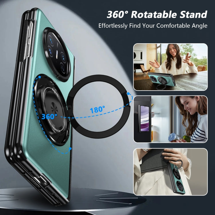 For Huawei Mate X5 Gold Medal Rotating Folding Series Ring Holder Phone Case(Royal Blue) - Huawei Cases by buy2fix | Online Shopping UK | buy2fix
