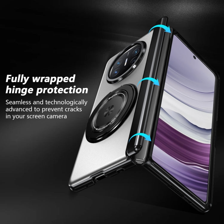 For Huawei Mate X5 Gold Medal Rotating Folding Series Ring Holder Phone Case(Silver) - Huawei Cases by buy2fix | Online Shopping UK | buy2fix
