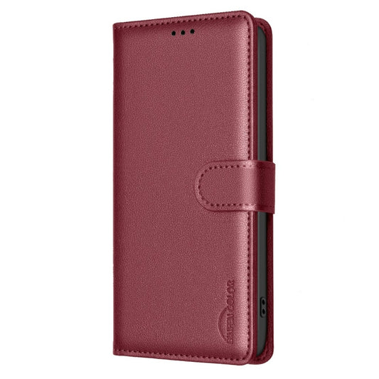 For OnePlus 13 Litchi Texture RFID Anti-theft Leather Phone Case(Red) - OnePlus Cases by buy2fix | Online Shopping UK | buy2fix