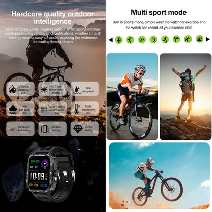 ZW59 1.95 inch BT Call Sports Smart Watch, Blood Oxygen / Heart Rate / Remote Photography(Black) by buy2fix