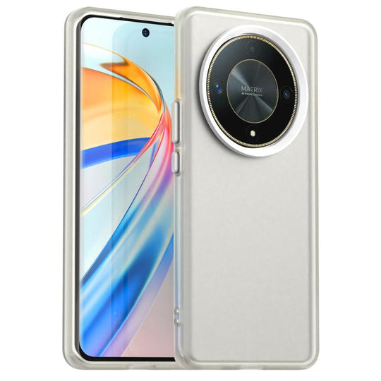 For Honor Magic6 Lite 5G Candy PC Hybrid TPU Shockproof Phone Case(White)