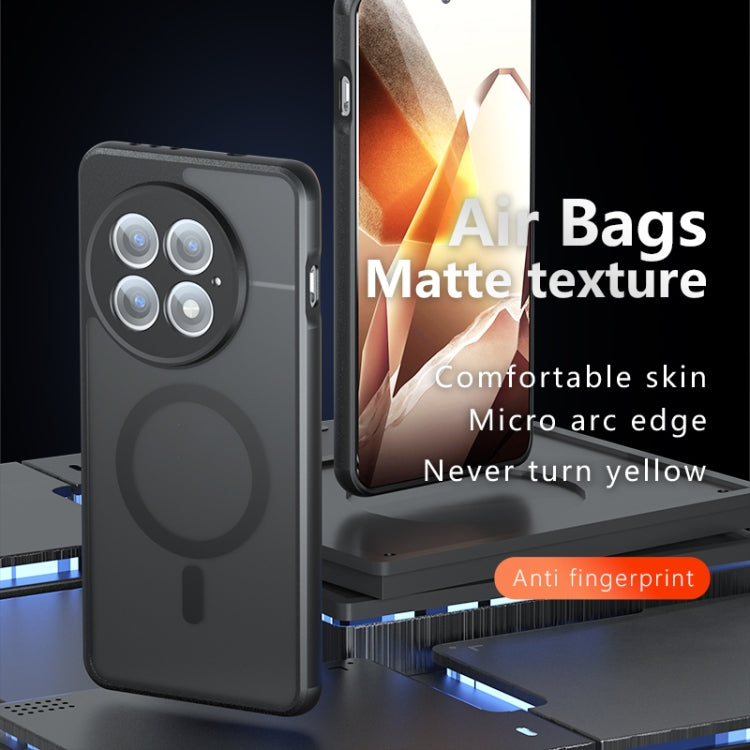 For OnePlus 13 Armor MagSafe PC Hybrid TPU Phone Case(Frosted Black) - OnePlus Cases by buy2fix | Online Shopping UK | buy2fix