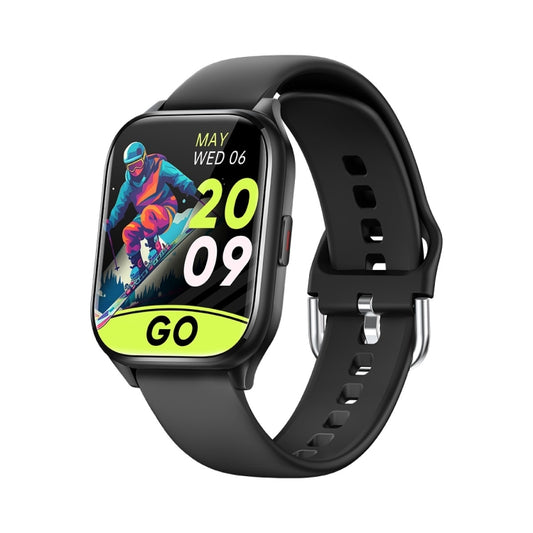 KT73S 1.85 inch Square Screen BT Call Smart Watch, Heart Rate / Blood Pressure / Blood Oxygen / Female Health / Sleep Monitoring(Black) by buy2fix