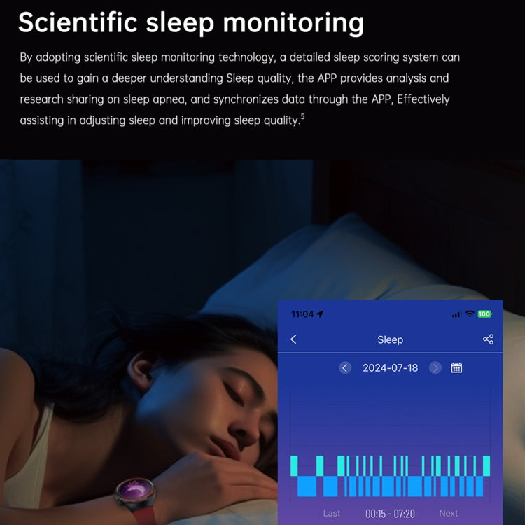 T82 1.43 inch Round Screen BT Call Smart Watch, Heart Rate / Blood Pressure / Blood Oxygen / Sleep / Blood Sugar / HRV / Metope / SOS, Strap:Leather Brown by buy2fix