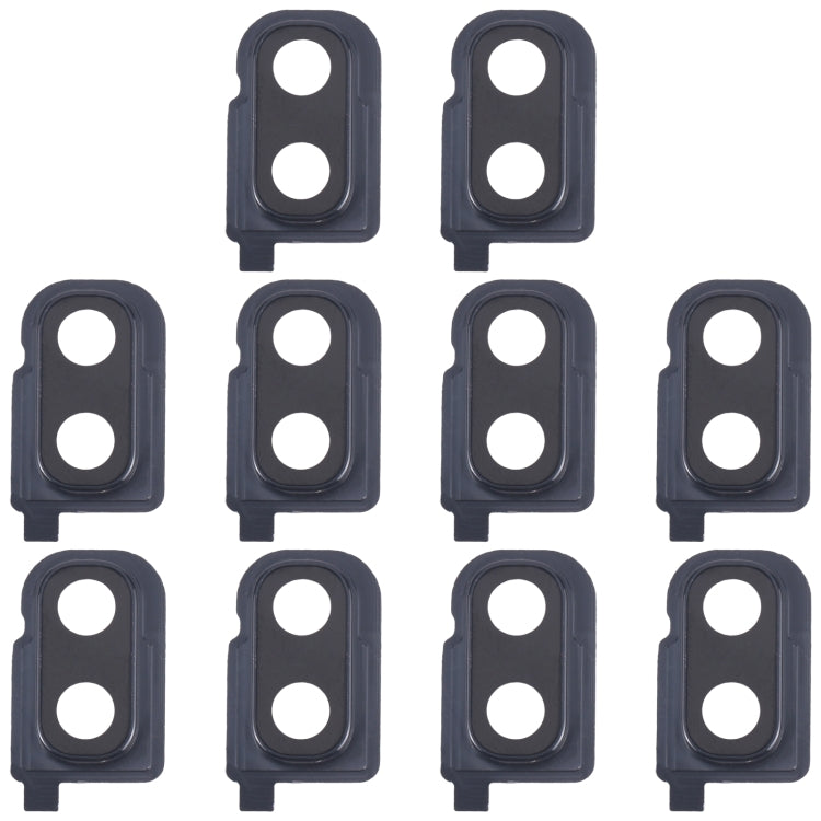For Samsung Galaxy Z Flip SM-F700F 10pcs Rear Camera Lens Cover(Black) - Camera Series by buy2fix | Online Shopping UK | buy2fix