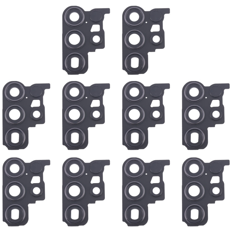 For Samsung Galaxy S23 Ultra SM-S918B 10pcs Rear Camera Lens Cover(Black) -  by buy2fix | Online Shopping UK | buy2fix