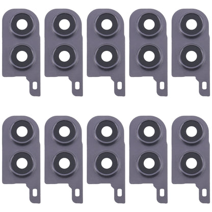 For Samsung Galaxy Z Flip5 SM-F731B 10pcs Rear Camera Lens Cover(Black) - Camera Series by buy2fix | Online Shopping UK | buy2fix