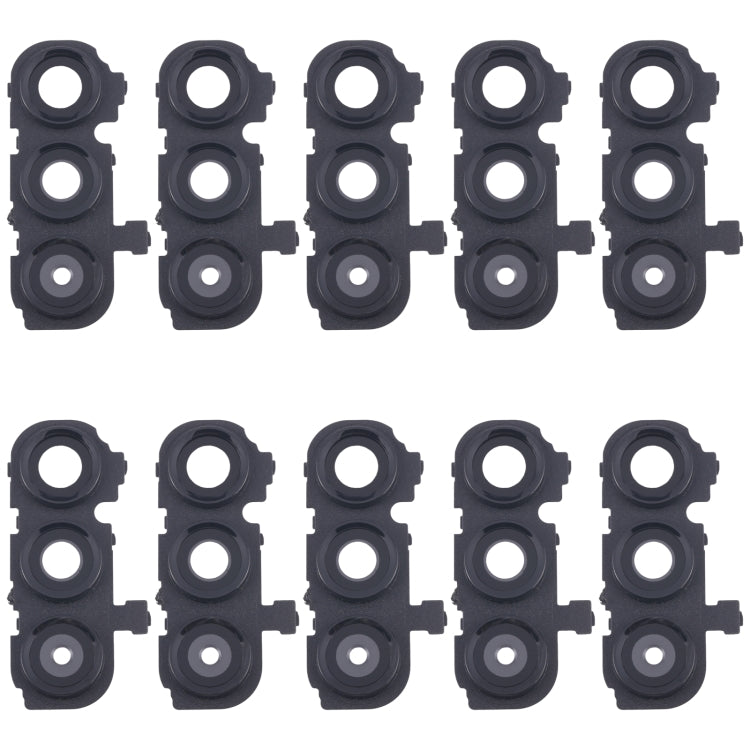 For Samsung Galaxy A16 SM-A165F 10pcs Rear Camera Lens Cover(Black) - Camera Series by buy2fix | Online Shopping UK | buy2fix