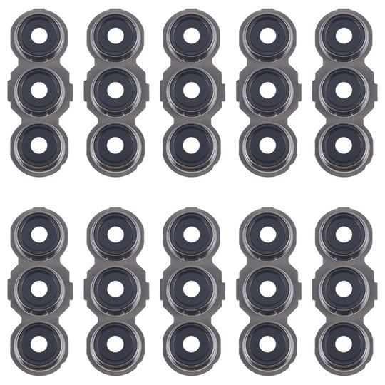 For Samsung Galaxy F55 SM-E556B 10pcs Rear Camera Lens Cover(Black)