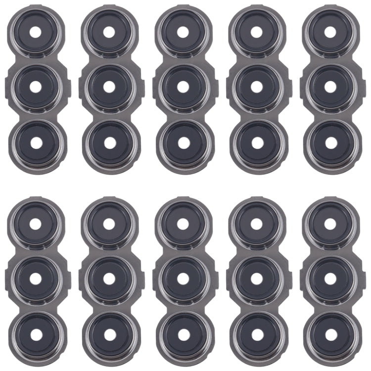 For Samsung Galaxy C55 SM-C556B 10pcs Rear Camera Lens Cover(Black) - Camera Series by buy2fix | Online Shopping UK | buy2fix