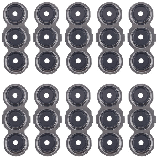 For Samsung Galaxy C55 SM-C556B 10pcs Rear Camera Lens Cover(Black) - Camera Series by buy2fix | Online Shopping UK | buy2fix