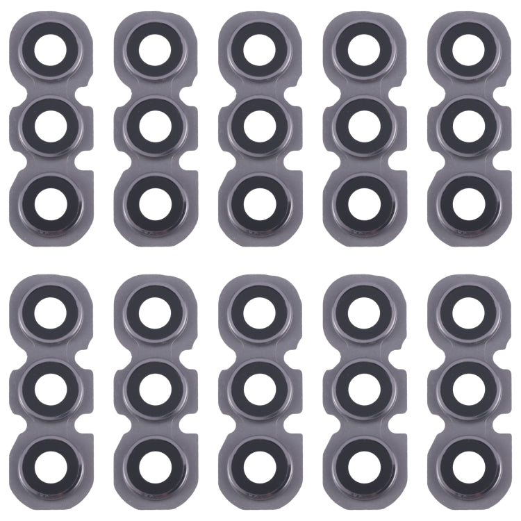 For Samsung Galaxy A34 SM-A346B 10pcs Rear Camera Lens Cover(Black) - Camera Series by buy2fix | Online Shopping UK | buy2fix