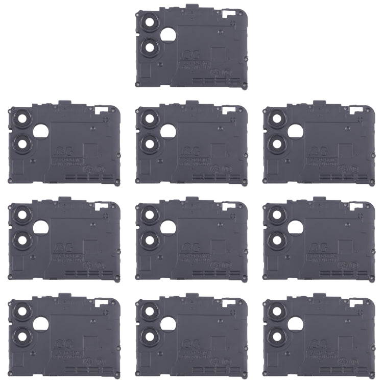 For Samsung Galaxy A04e SM-A042F 10pcs Rear Camera Lens Cover(Black) - Camera Series by buy2fix | Online Shopping UK | buy2fix