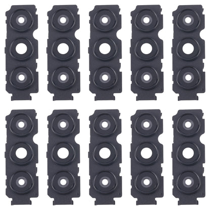 For Samsung Galaxy A04s SM-A047F 10pcs Rear Camera Lens Cover(Black) - Camera Series by buy2fix | Online Shopping UK | buy2fix
