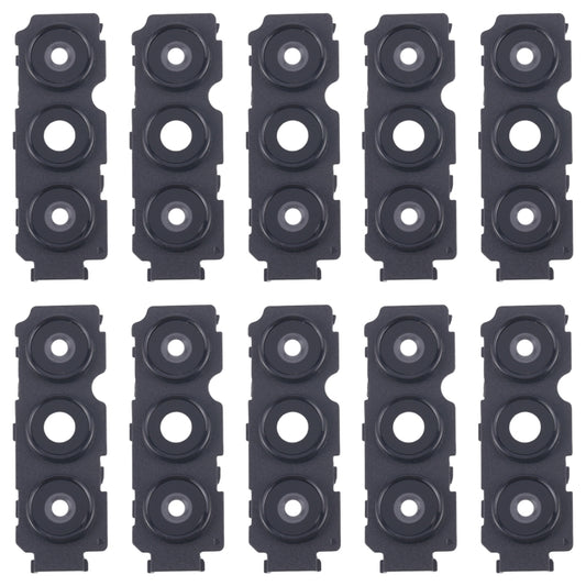 For Samsung Galaxy A04s SM-A047F 10pcs Rear Camera Lens Cover(Black) - Camera Series by buy2fix | Online Shopping UK | buy2fix