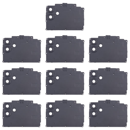 For Samsung Galaxy F04 SM-E045F 10pcs Rear Camera Lens Cover(Black) - Camera Series by buy2fix | Online Shopping UK | buy2fix