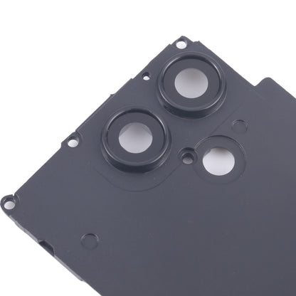 For Samsung Galaxy F04 SM-E045F 10pcs Rear Camera Lens Cover(Black) - Camera Series by buy2fix | Online Shopping UK | buy2fix