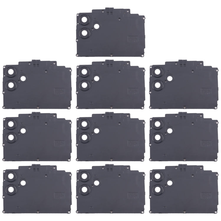 For Samsung Galaxy M04 SM-M045F 10pcs Rear Camera Lens Cover(Black) - Camera Series by buy2fix | Online Shopping UK | buy2fix