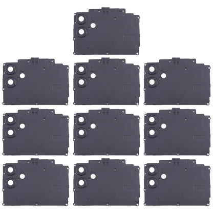 For Samsung Galaxy M04 SM-M045F 10pcs Rear Camera Lens Cover(Black) - Camera Series by buy2fix | Online Shopping UK | buy2fix