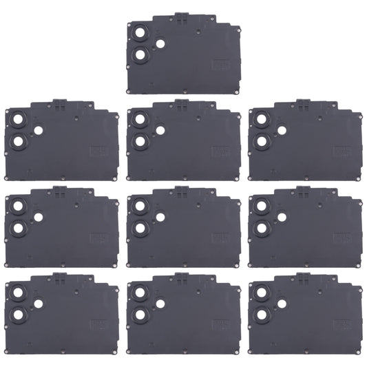 For Samsung Galaxy M04 SM-M045F 10pcs Rear Camera Lens Cover(Black) - Camera Series by buy2fix | Online Shopping UK | buy2fix