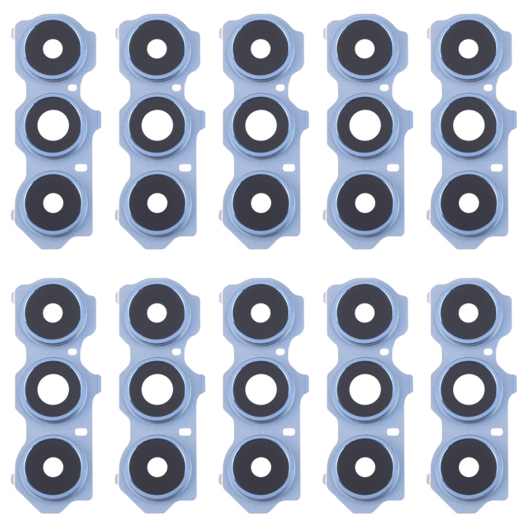 For Samsung Galaxy M54 SM-M546B 10pcs Rear Camera Lens Cover(Blue) - Camera Series by buy2fix | Online Shopping UK | buy2fix