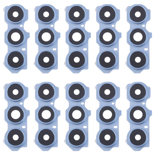 For Samsung Galaxy M54 SM-M546B 10pcs Rear Camera Lens Cover(Blue) - Camera Series by buy2fix | Online Shopping UK | buy2fix