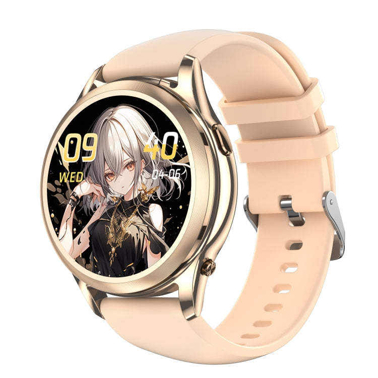 X17 mini 1.27 inch IP67 Waterproof 2 in 1 Bluetooth Earphone Smart Watch(Gold) by buy2fix