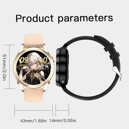 X17 mini 1.27 inch IP67 Waterproof 2 in 1 Bluetooth Earphone Smart Watch(Gold) by buy2fix