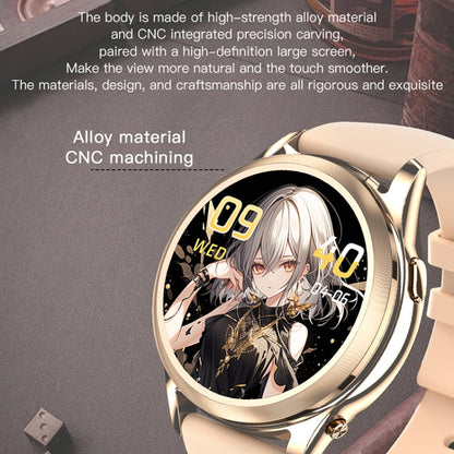 X17 mini 1.27 inch IP67 Waterproof 2 in 1 Bluetooth Earphone Smart Watch(Gold) by buy2fix