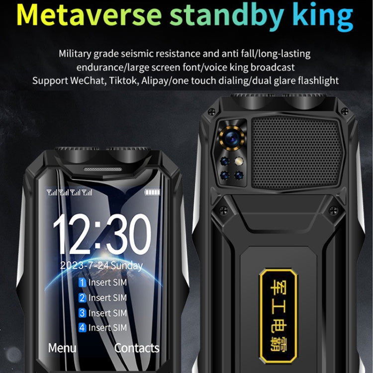 Q9-1 4G Elder Keypad Rugged Phone, 3.5 inch, 4500mAh, 21 Keys, SOS, FM, Network: 4G, Dual SIM(Black) - Others by buy2fix | Online Shopping UK | buy2fix