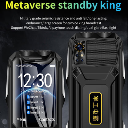 Q9-1 4G Elder Keypad Rugged Phone, 3.5 inch, 4500mAh, 21 Keys, SOS, FM, Network: 4G, Dual SIM(Black) - Others by buy2fix | Online Shopping UK | buy2fix