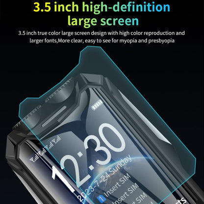 Q9-1 4G Elder Keypad Rugged Phone, 3.5 inch, 4500mAh, 21 Keys, SOS, FM, Network: 4G, Dual SIM(Black) - Others by buy2fix | Online Shopping UK | buy2fix