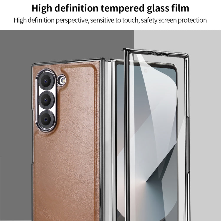For Samsung Galaxy Z Fold5 VIETAO Integrated MagSafe PU Phone Case(Green) - Galaxy Z Fold5 Cases by VIETAO | Online Shopping UK | buy2fix