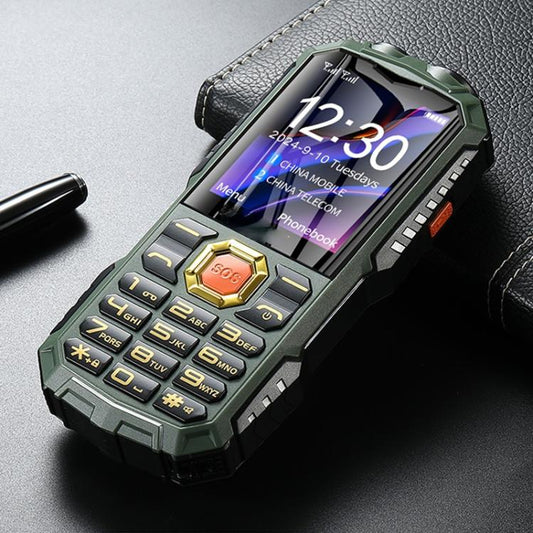 Q7+ 4G Elder Keypad Rugged Phone, 1.77 inch, 16800mAh, 21 Keys,  SOS, FM, Network: 4G, Dual SIM(Green) - Others by buy2fix | Online Shopping UK | buy2fix