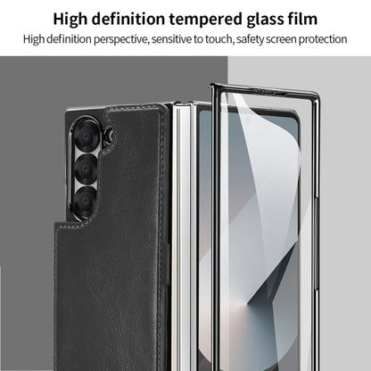 For Samsung Galaxy Z Fold6 VIETAO Integrated RFID MagSafe Detachable PU Phone Case(Black) - Galaxy Z Fold6 5G Cases by VIETAO | Online Shopping UK | buy2fix