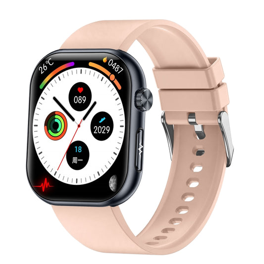 ET587 1.95 inch AMOLED Screen Smart Watch, ECG Electrocardiogram/Blood Sugar Monitoring(Pink) by buy2fix