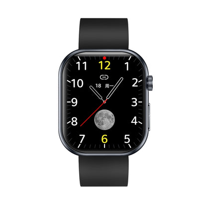 ET587 1.95 inch AMOLED Screen Smart Watch, ECG Electrocardiogram/Blood Sugar Monitoring(Black) by buy2fix