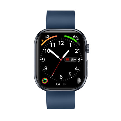 ET587 1.95 inch AMOLED Screen Smart Watch, ECG Electrocardiogram/Blood Sugar Monitoring(Blue) by buy2fix