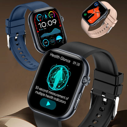 ET587 1.95 inch AMOLED Screen Smart Watch, ECG Electrocardiogram/Blood Sugar Monitoring(Black) by buy2fix