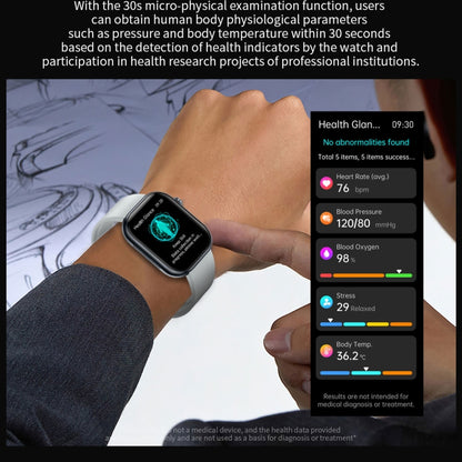 ET587 1.95 inch AMOLED Screen Smart Watch, ECG Electrocardiogram/Blood Sugar Monitoring(Red) by buy2fix