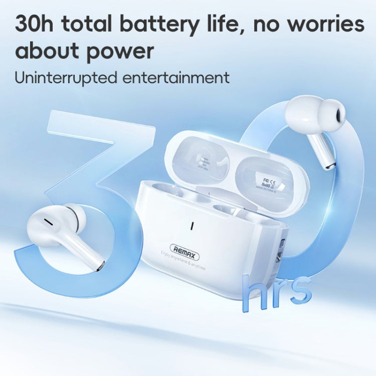 REMAX CozyBuds W22N ANC Wireless Bluetooth 5.3 Music Earphones(White) - Bluetooth Earphone by REMAX | Online Shopping UK | buy2fix