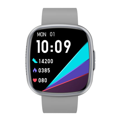 ET593 1.75 inch IPS Square Screen Smart Watch, ECG Electrocardiogram / Blood Sugar Monitoring(Grey) by buy2fix