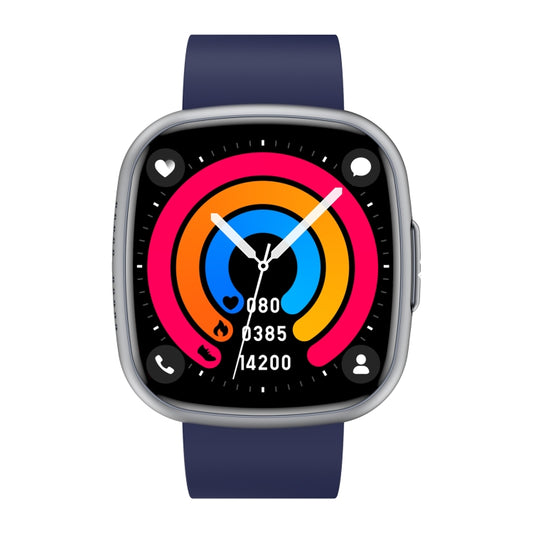 ET593 1.75 inch IPS Square Screen Smart Watch, ECG Electrocardiogram / Blood Sugar Monitoring(Blue) by buy2fix