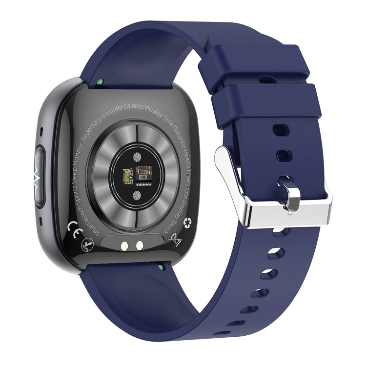 ET593 1.75 inch IPS Square Screen Smart Watch, ECG Electrocardiogram / Blood Sugar Monitoring(Blue) by buy2fix