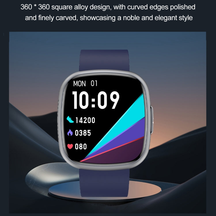 ET593 1.75 inch IPS Square Screen Smart Watch, ECG Electrocardiogram / Blood Sugar Monitoring(Red) by buy2fix