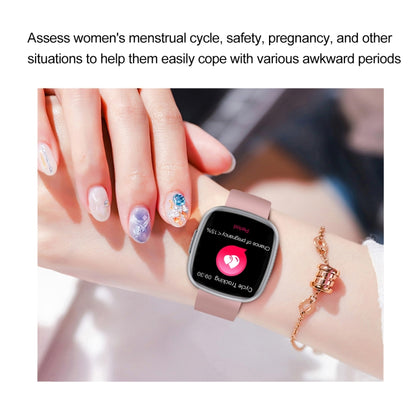 ET593 1.75 inch IPS Square Screen Smart Watch, ECG Electrocardiogram / Blood Sugar Monitoring(Red) by buy2fix