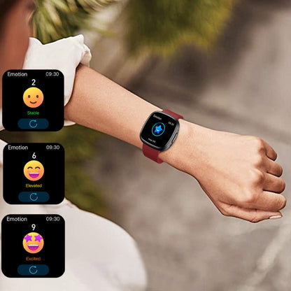 ET593 1.75 inch IPS Square Screen Smart Watch, ECG Electrocardiogram / Blood Sugar Monitoring(Red) by buy2fix